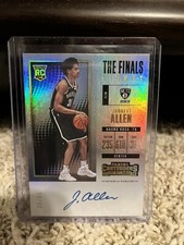 2017-18 Panini Contenders The Finals Ticket Jarrett Allen Rookie Silver Auto /49