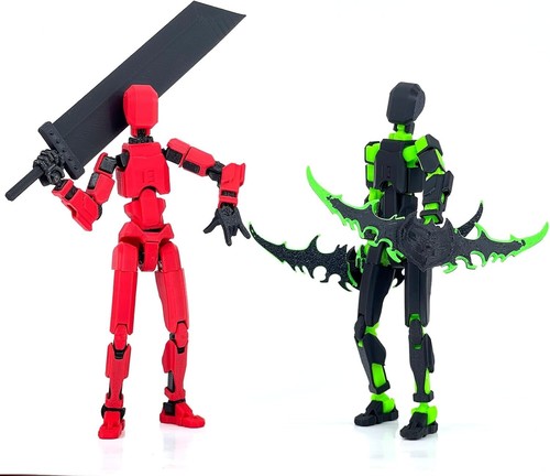 Titan 13 Action Figure Set - Fully Articulated 3D Printed Robot with Unique W... - Picture 10 of 11