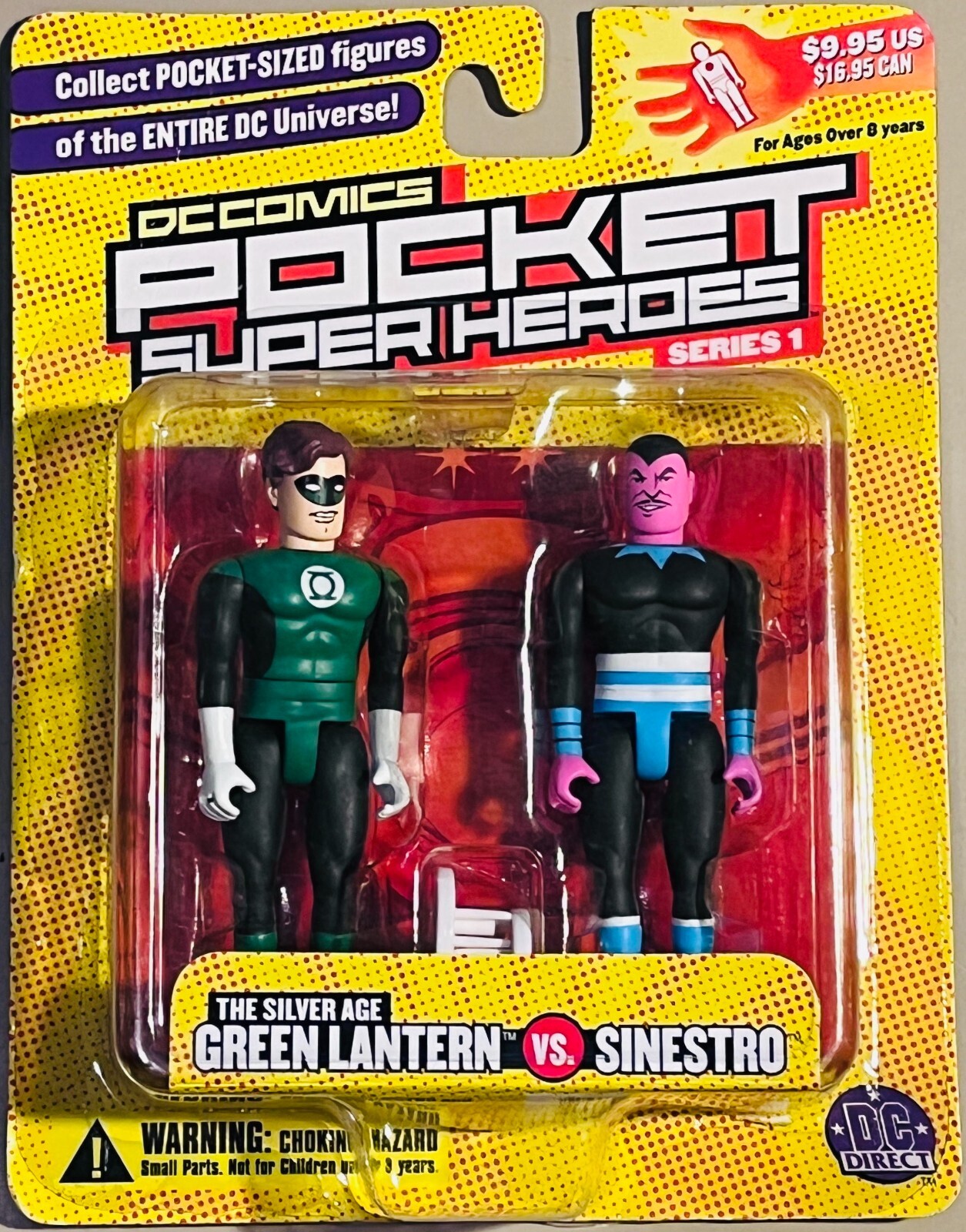 DC Direct Comics Pocket Super Heroes Silver Age GREEN LANTERN Vs. SINESTRO MOC