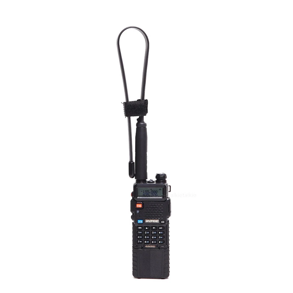 CS Tactical Foldable Dual Band Antenna BaoFeng UV-5R UV-82 BF-F8HP Walkie Talkie - Image 3 of 4