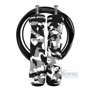 Victor Fitness VFJRCGC Heavy Duty 10 ft. Skipping Speed Jump Rope Gray Camo - Click1Get2 Black Friday