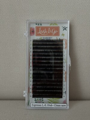 Lash&Go Wimpern Espresso MIX L 0.10 6-13mm