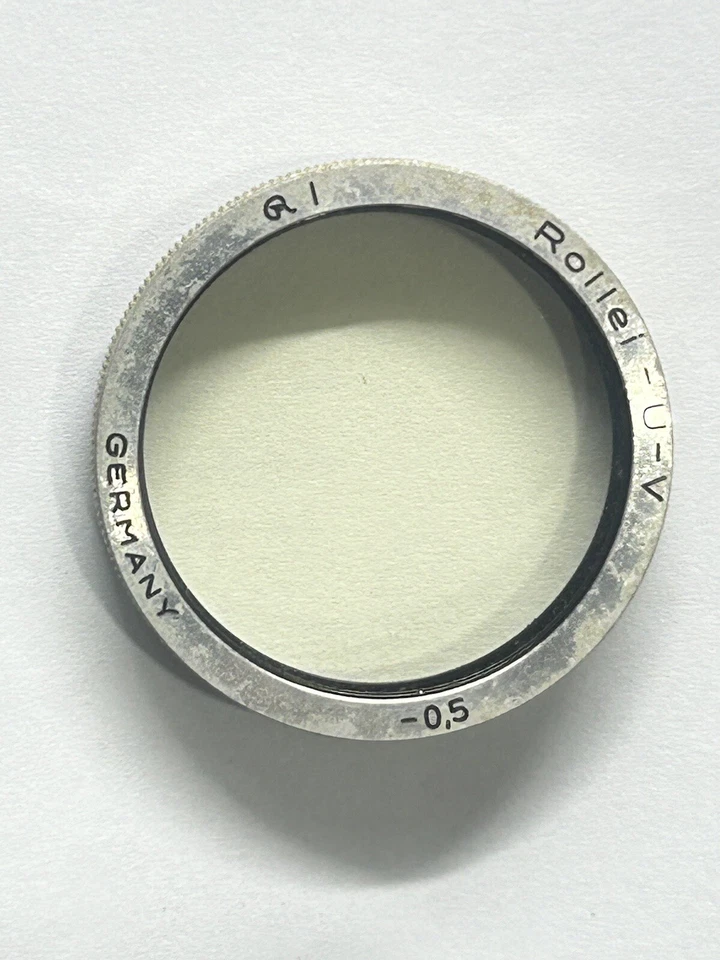Rolleiflex Original Bay I Set Of 3 Filters. UV Filter & Two Orange Filters. - Image 4 of 4