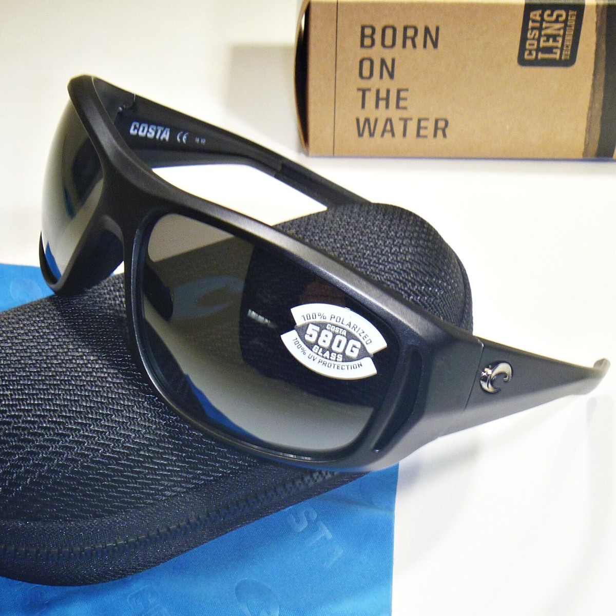 Costa Del Mar Montauk Sunglasses-Steel Gray Metallic- Silver 