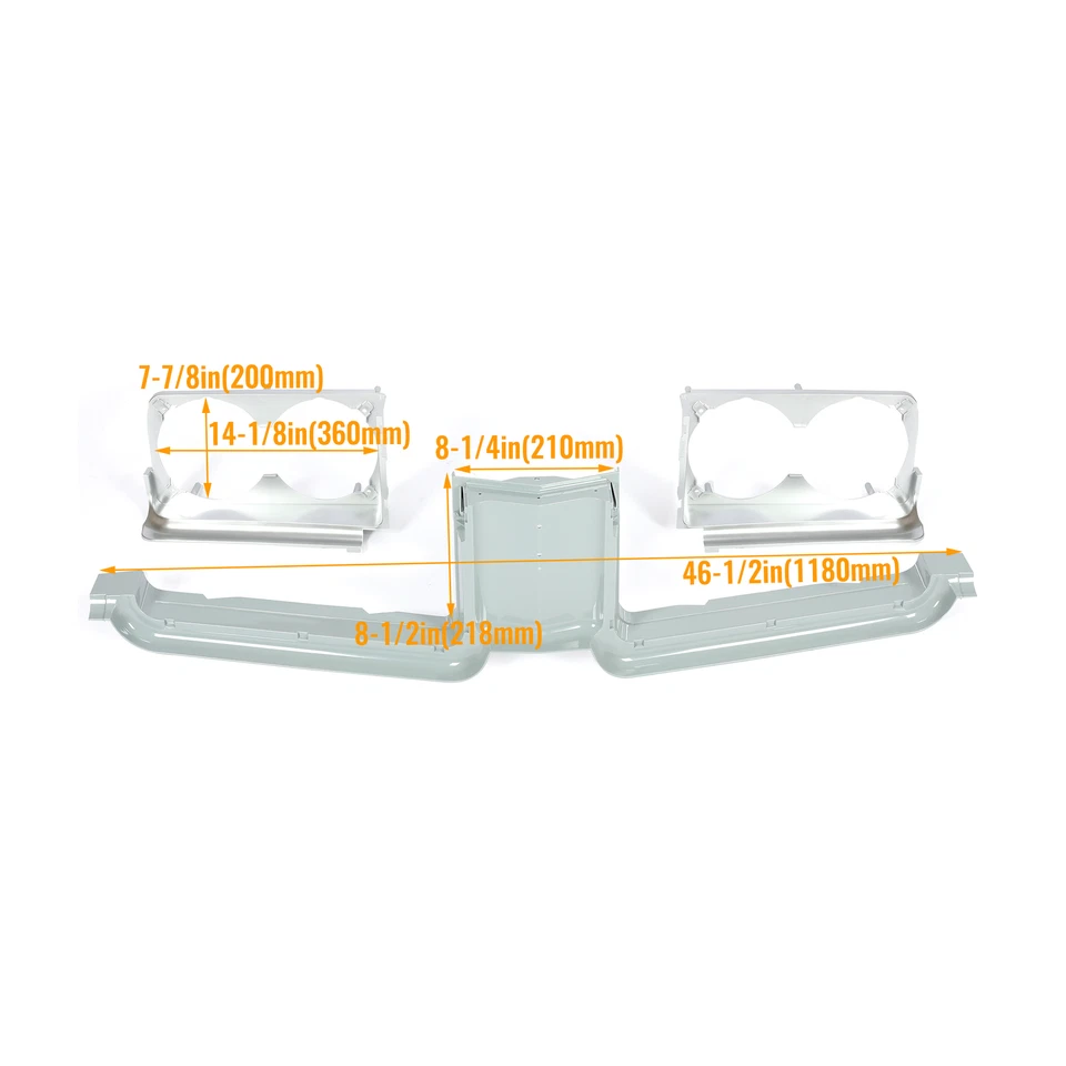 Для 71 72 Oldsmobile Cutlass ободок фары корпус решетка центр камень щит - Изображение 4 из 4