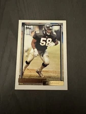 1992 Topps Gold #92 JESSIE TUGGLE Atlanta Falcons Football Card