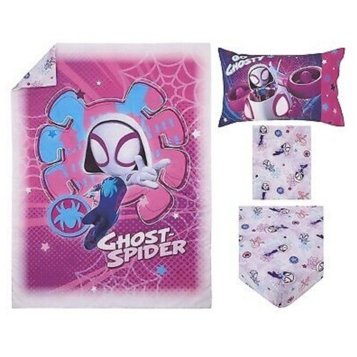 5 Pieces Ghost Spider Toddler Or Crib Bedding Set - Picture 5 of 6