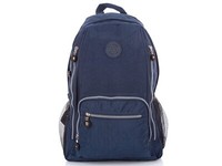 Bag Street GroßEr Leichter Rucksack Aus Crinkle-Nylon Damen Herren Dunkelblau