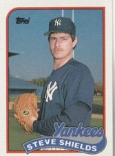 FREE SHIPPING-MINT-1989 Topps #484 Steve Shields Yankees PLUS BONUS CARDS
