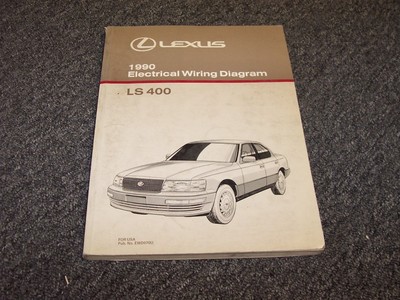 1990 Lexus LS400 Sedan Factory Original Electrical Wiring Diagram