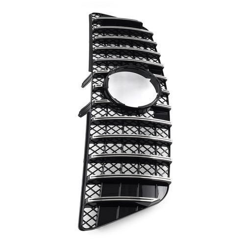 GTR Style Front Bumper Hood Diamond Grille For Benz ML Class W164 2009-2012 - Foto 9 di 15