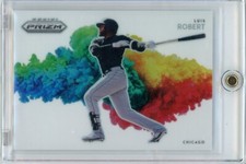 Luis Robert 2022 Panini Prizm Color Blast Prizm SP