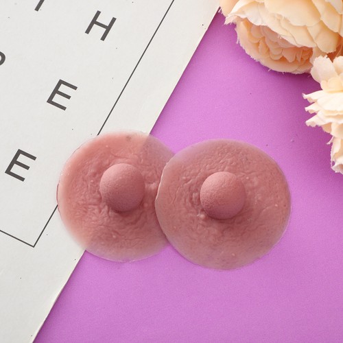 Mujeres Inserciones de sujetador postoperatorio fundas para pezones sexy 1 par autoadhesivas rosa - Imagen 16 de 26