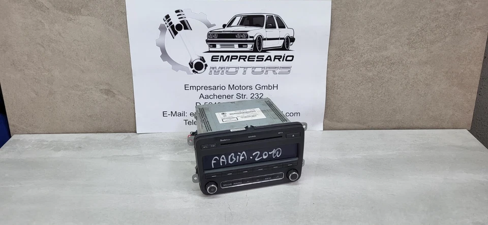 Skoda Fabia 5J Radio CD MP3 Swing Delphi 5J0035161 D  5J0035161 C Original. - Bild 2 von 4