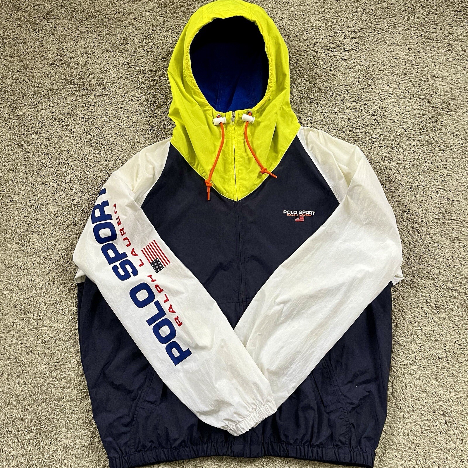 Polo Sport Jacket Size Medium Windbreaker WuTang image 2