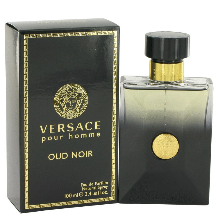 Versace Pour Homme Oud Noir Colonia Hombre 3.4oz/100ml EDP Spray Foto 4 de 4