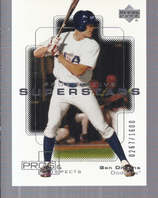 2000 Upper Deck Pros and Prospects #141 Ben Diggins PS RC /1600 - NM-MT ...