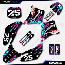 Nebula Savage Racing Graphics Kit fits 00-07 YAMAHA TTR125 TTR 125 decal