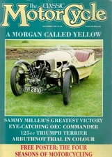 1987 DECEMBER 29358 The Classic Motor Cycle  A MORGAN CALLED YELLOW