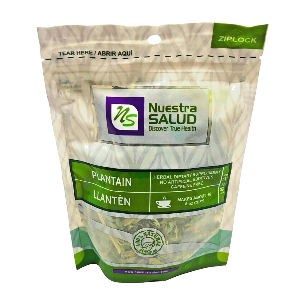 Plantain Tea Llanten Te Herbal Infusion Tea (30g) Zip lock