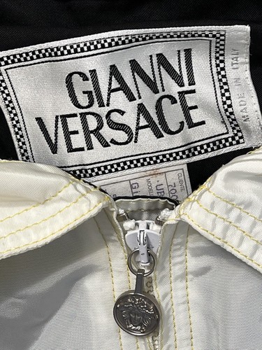 Vintage GIANNI VERSACE Men Spring Jacket Size 52 ( M ) Made In Italy - Picture 3 of 14