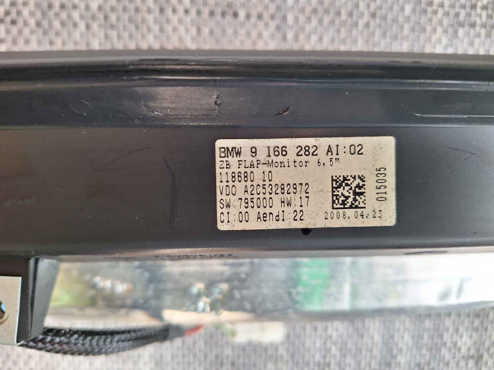 Bildschirm Flap Monitor BMW 120d 9166282 E87 187 online kaufen | eBay 