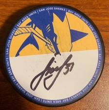 2023/24 Sharks Mystery Puck Golden State Warriors Autograph Radim Simek & Holder