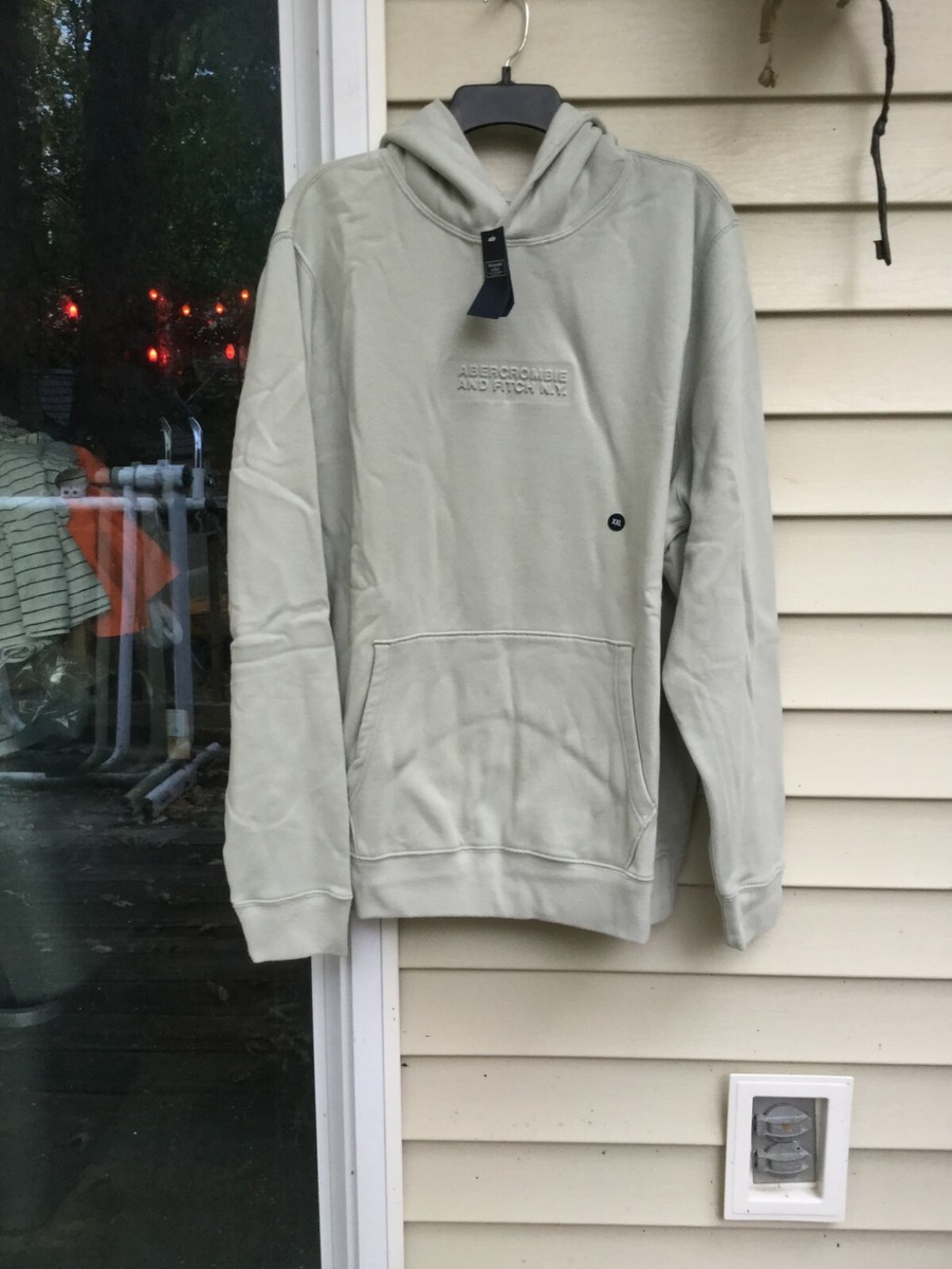 $69 abercrombie fitch The A&F Perfect Popover logo Hoodie light