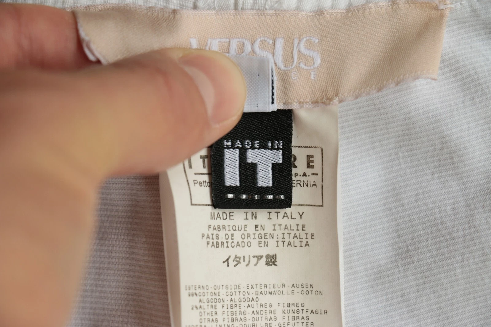 Pantaloni Vintage Versace Versus Donna Made in Italy Taglia 32