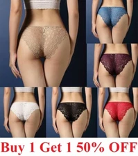 Women Sexy Lace Panties Knickers Lingerie Seamless Underwear G-string Briefs US