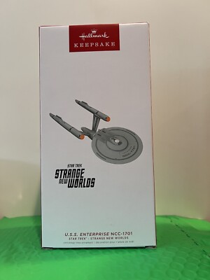 Hallmark Ornament 2022 Star Trek U.S.S. Enterprise NCC-1701 Strange New Worlds