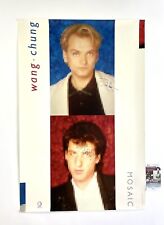 Wang Chung Band Signed Promo Poster Jack Hues Nick Feldman JSA Certified Rare Wang Chung Band Signed Promo Poster Jack Hues Nick Feldman JSA Certified Rare