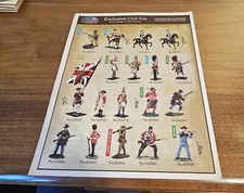 Ad sheet for Exclusive Club Sets from WBritain Collectors Club 121