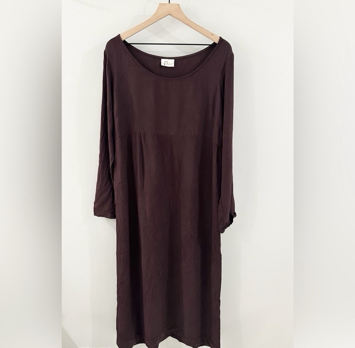 Cut Loose Long Sleeve Midi Dress Purple Size Medium | eBay
