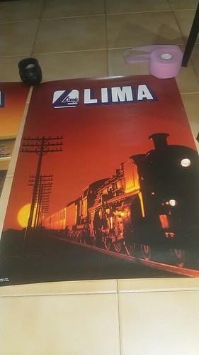 2 POSTER Trenini Lima-ORIGINALI VINTAGE Anni 80/90 - Foto 5 di 12