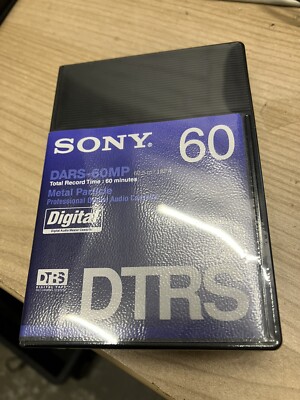 Sony DARS-60MP 60 minutes dtrs digital metal particle tape for Tascam /Sony