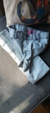 Place Girls Gray Denim Skinny Jeans Pockets Button Zip Closure Size 8 Solid
