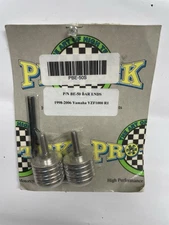 1998-2006 Yamaha YZF1000 R1 Pro-Tek Silver Bar Ends W/ Allen Wrench