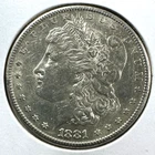 1881-S $1 Morgan Silver Dollar, UNC/AU Slider (89005)