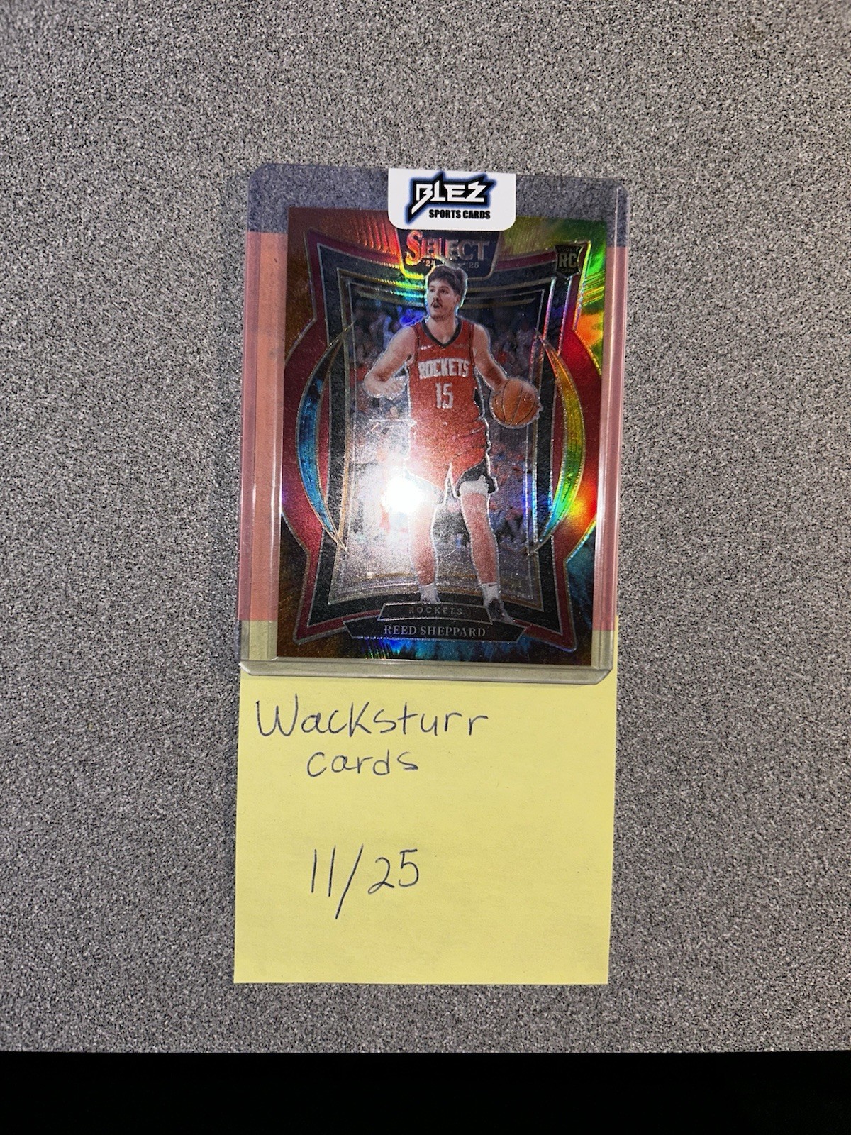 2024-25 Panini Select Reed Sheppard #68 RC Rookie Concourse Tie-Dye /25