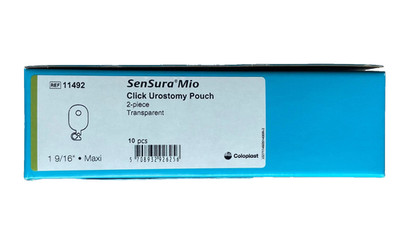 10 Coloplast 11492 SenSura  Mio Click Urostomy Pouches 1 9/16''  Maxi Exp 2028