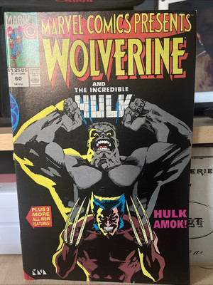 Marvel Comics Presents Wolverine And The Incredible Hulk #60 1990