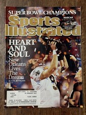 Sports Illustrated Feb 15 2010 Drew Brees Saints Super Bowl