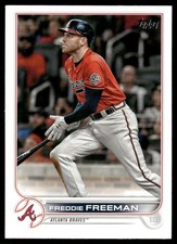 2022 Topps Series 1 FREDDIE FREEMAN #236 Atlanta Braves HOF Baseball Card
