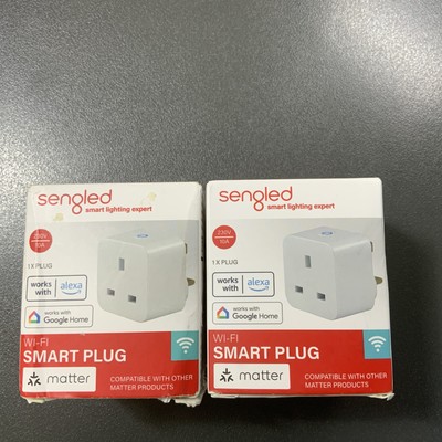 SENGLED WI-FI SMART PLUG FUNKTIONIERT MIT ALEXA, GOOGLE HOME 2 X STECKER