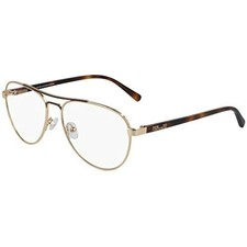 NEW Diane von Furstenberg DVF 8069 717 Gold Aviator Eyeglasses 54/15/135