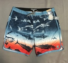 New Pelagic High Spot 18" Boardshorts - Americamo by Dwight Hwang - Men  s 40