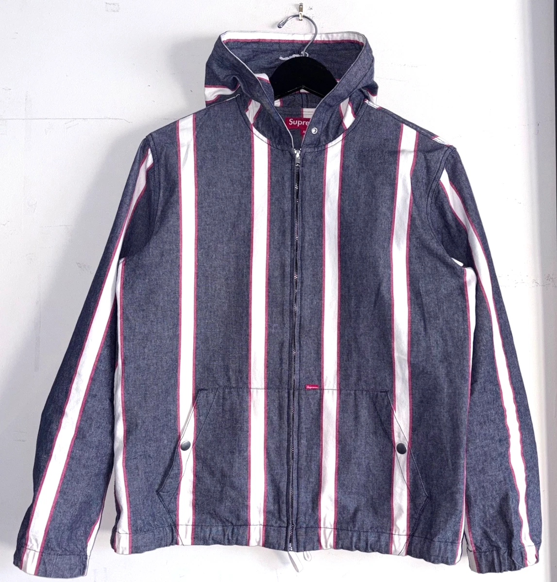 Supreme ストライプ フード付きジャケット M Supreme Striped Jackets for Men for Sale | Shop New & Used | eBay
