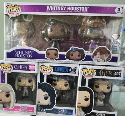 Funko Pop Divas Cher und Whitney Houston 6 Figuren