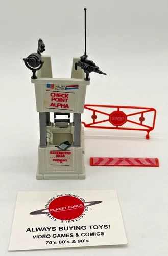 1985 Check Point Alpha Complete GI Joe Playset